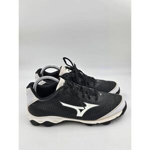 Mizuno Black and White Athletic Shoes